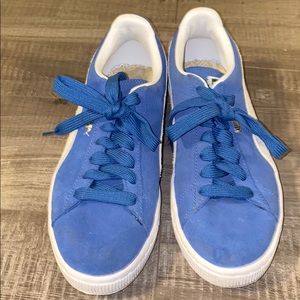 blue puma shoes